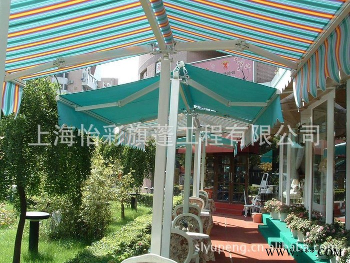 **膜结构 钢结构车棚 固定蓬 伸缩遮阳蓬 推拉车棚 广告伞 帐篷