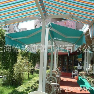 **膜结构 钢结构车棚 固定蓬 伸缩遮阳蓬 推拉车棚 广告伞 帐篷