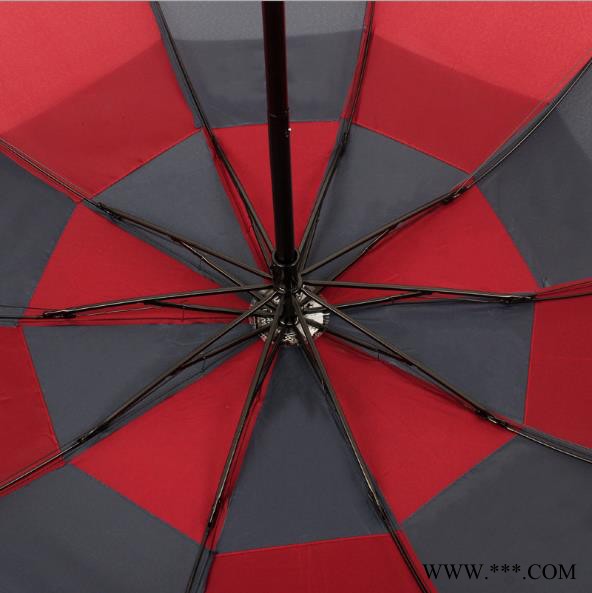 文竹广告伞三折雨伞晴雨伞精钢骨架雨伞印字雨伞图4