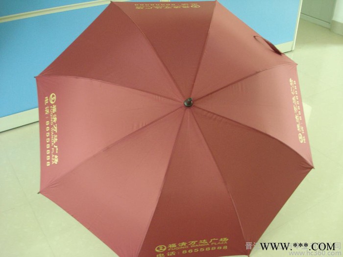 厂家专业定制  30寸8骨全纤维自动高尔夫伞 广告伞