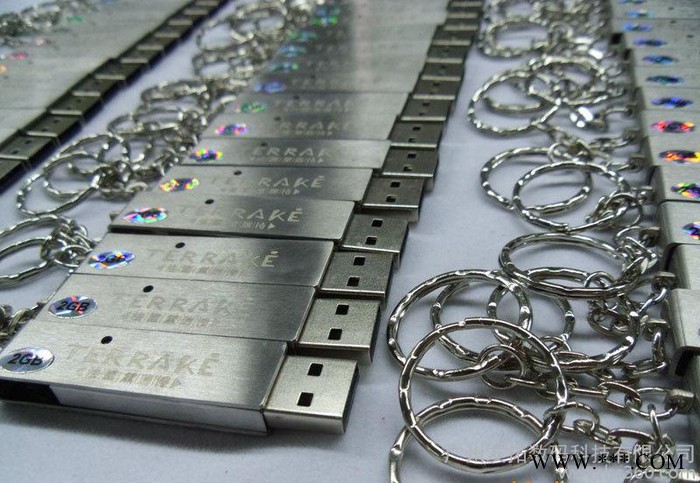 现货新款旋转不锈钢金属u盘32g 免费制作logo图2