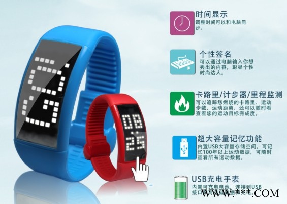 供应 款3D个性智能计步器U盘图2