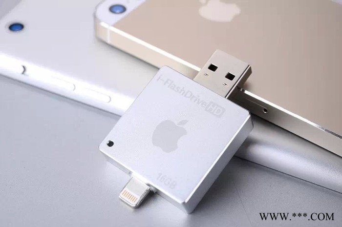 苹果手机U盘 新款方形金属苹果otg 高速U盘 iphone5 6扩展U盘