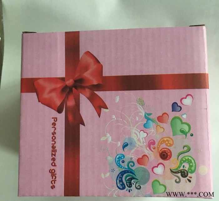 热转印杯子彩盒礼盒包装盒 白杯涂层杯白色盒子包装 直销图2