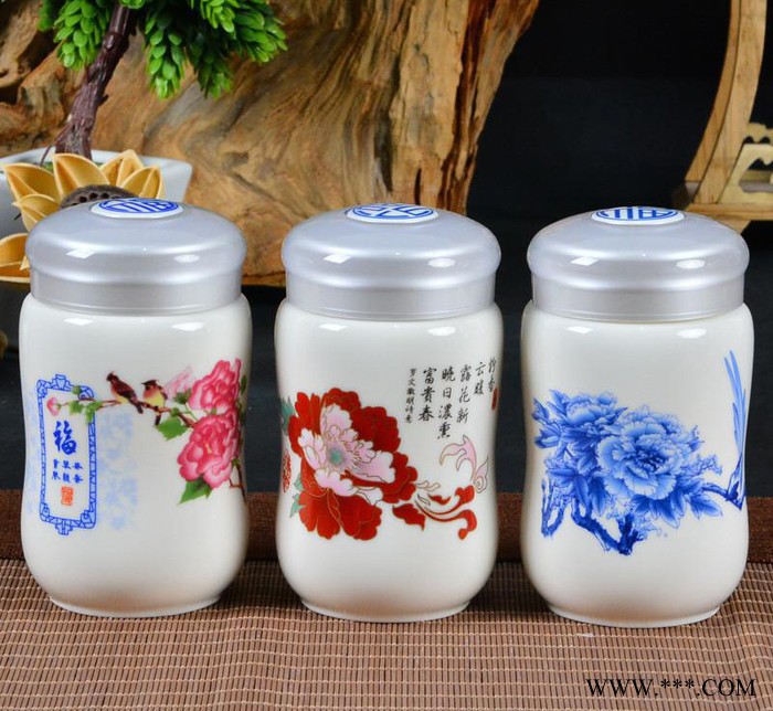 礼斌新款青花瓷陶瓷单层运动小杯子礼品定制 促销活动特价礼品图3