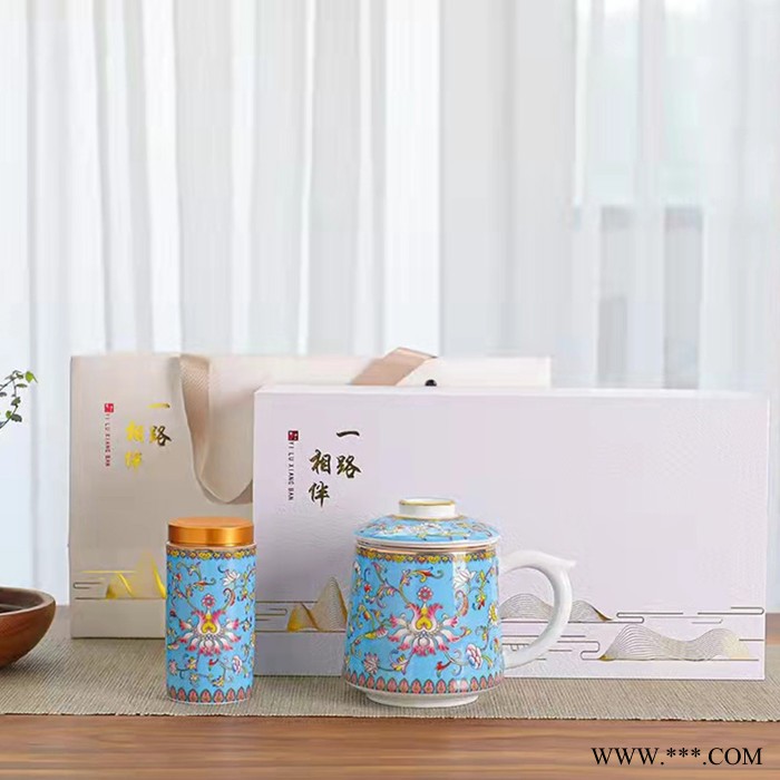 景德镇陶瓷杯 2021新款 礼品陶瓷杯 礼品套装图6