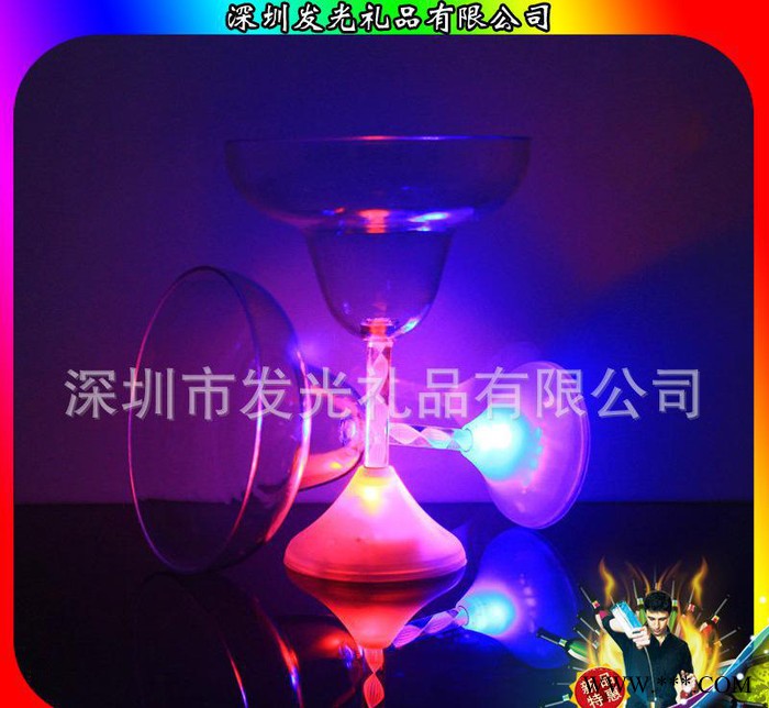 通化葡萄酒广告礼品 创意发光杯子闪光葡萄酒杯LED感应杯图3