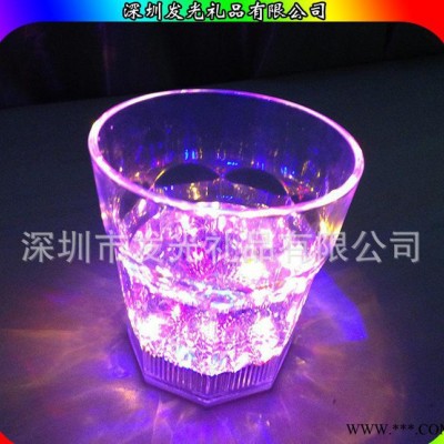 深圳广告礼品策划定制促销广告语 发光杯子 闪光啤酒杯 礼品