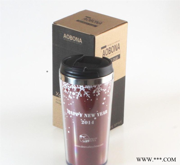 **直销水杯 带盖密封防漏广告杯子 创意礼品茶杯图1