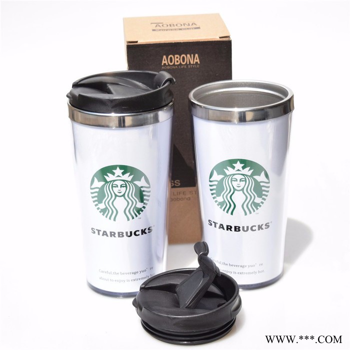 杯子定制广告杯 双层外塑内钢杯 水杯茶杯子 批发定做直销印广告图4