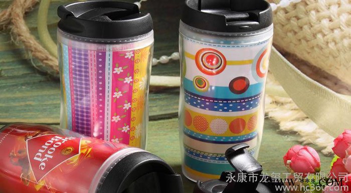直销 广告杯茶杯杯子 创意塑料杯 星巴克咖啡杯 促销礼品订制图3