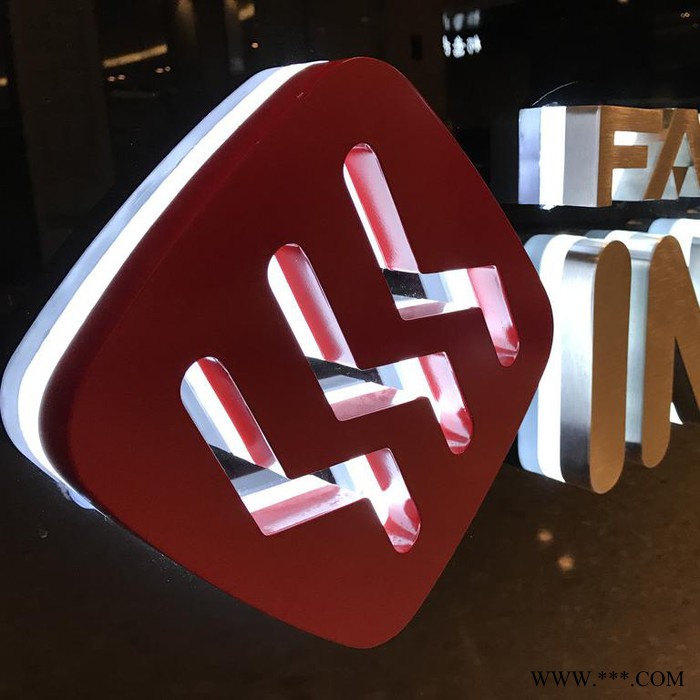 晶钰标识 不锈钢汽车烤漆背发光字图2