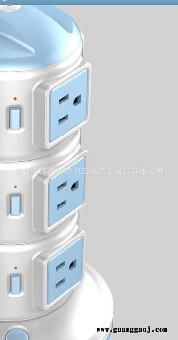 提供组合插座外观设计、结构设计、产品创意设计、工业设计、配色设计 粘度分析仪外观设计图3