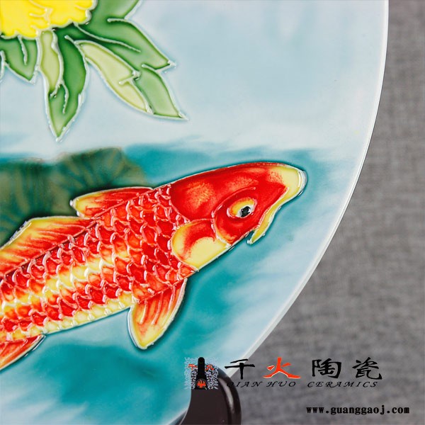 元旦晚会纪念礼品瓷盘 印制LOGO 印制照片图3