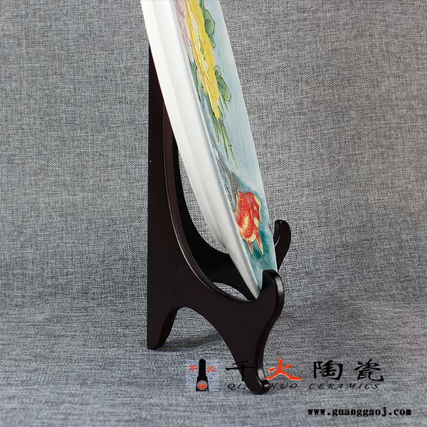 元旦晚会纪念礼品瓷盘 印制LOGO 印制照片图2