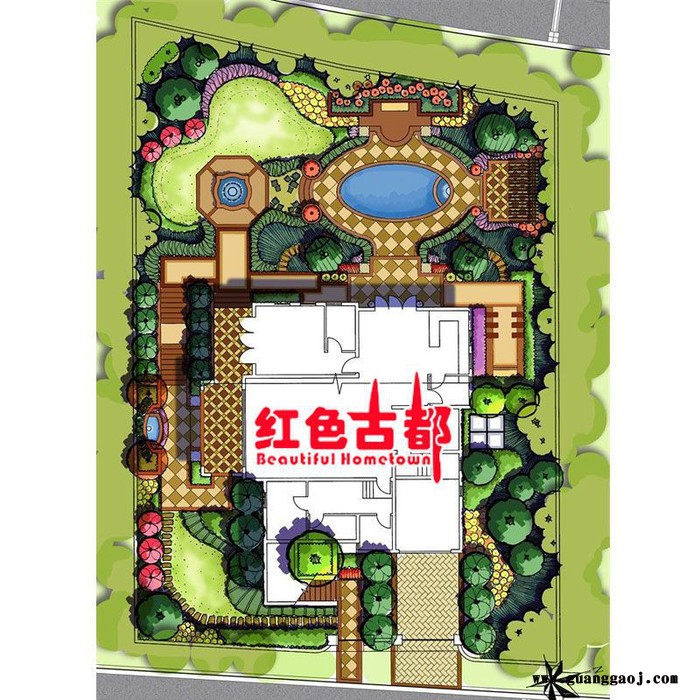 庭院园林设计花园木屋市政公园设计中国元素 古建设计 现代设计 欧式庭院设计图4