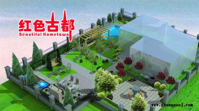 庭院园林设计花园木屋市政公园设计 古建设计 欧式庭院设计现代设计图1