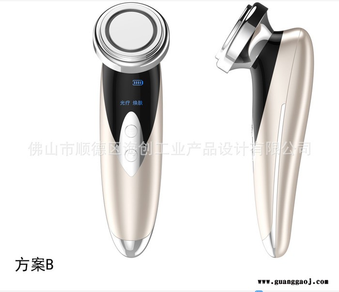 提供洁面仪外观设计、结构设计、产品创意设计、工业设计图3