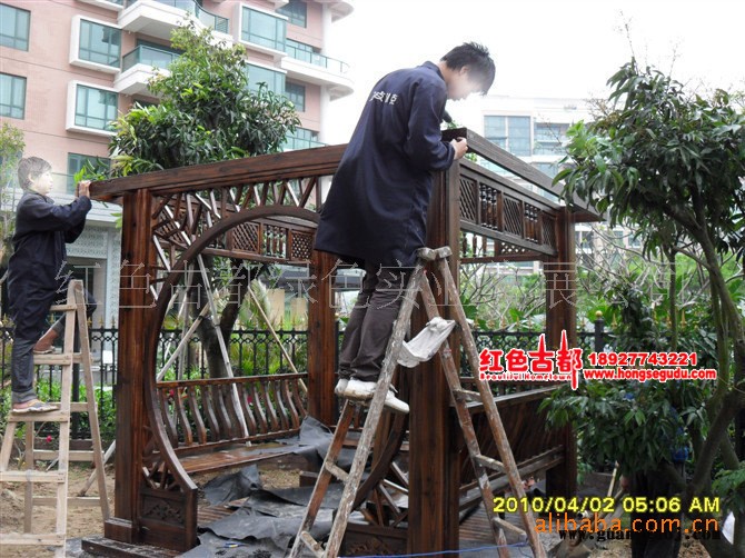 庭院园林设计花园木屋市政公园设计 古建设计 欧式景区庭院设计图7