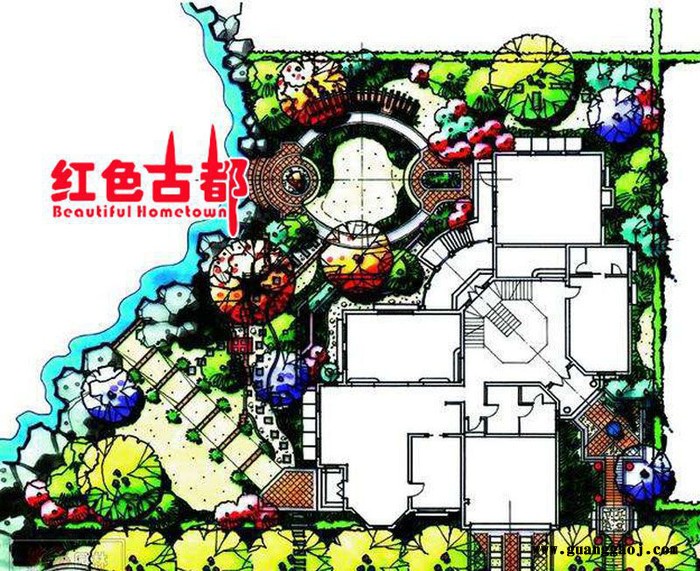 庭院园林设计花园木屋市政公园设计 古建设计中国元素现代设计  欧式庭院设计图2