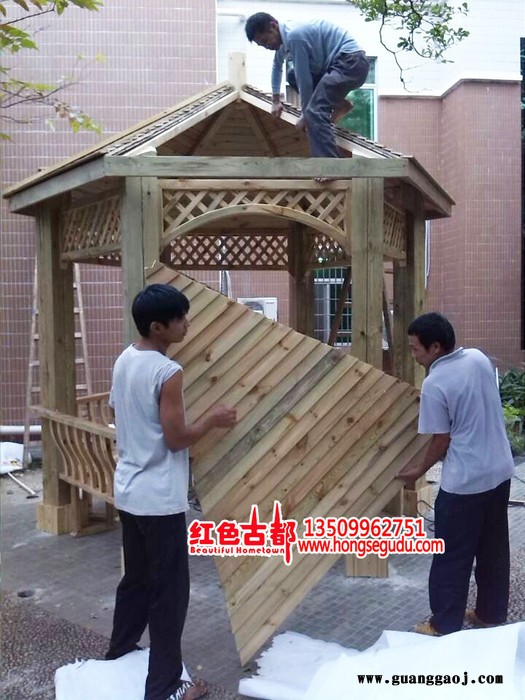 庭院园林设计花园木屋市政公园设计 古建设计 欧式庭院设计 仿古图1
