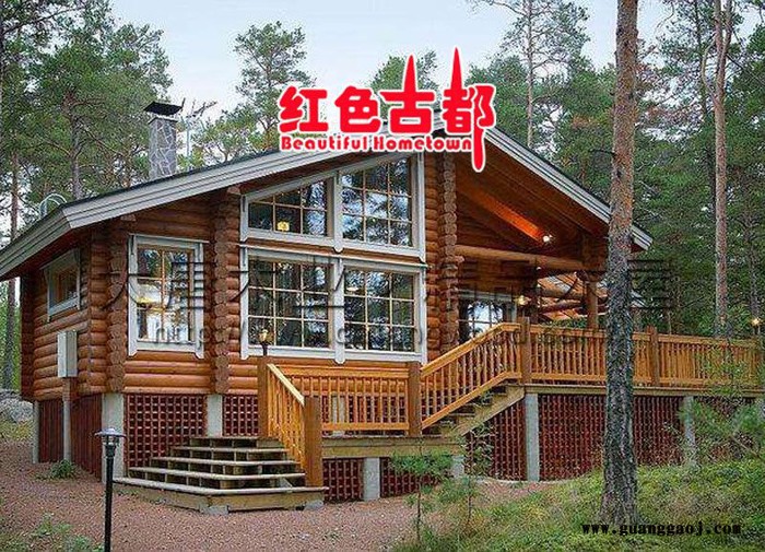 庭院园林设计花园木屋市政公园设计 古建设计 欧式庭院设计中式图1