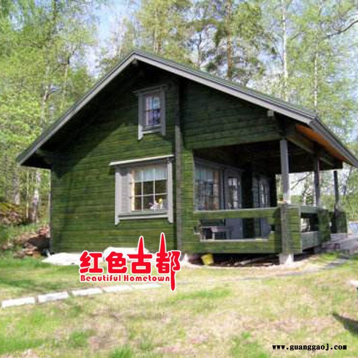 庭院园林设计花园木屋市政公园设计 古建设计 景区欧式庭院设计图3