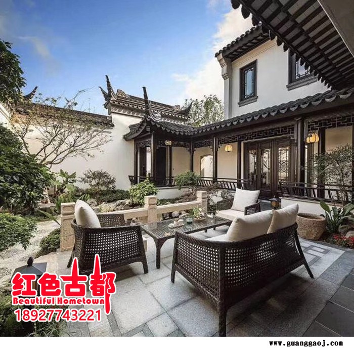 佛山庭院园林花园木屋市政公园设计古建设计欧式庭院海派庭院设计等图2