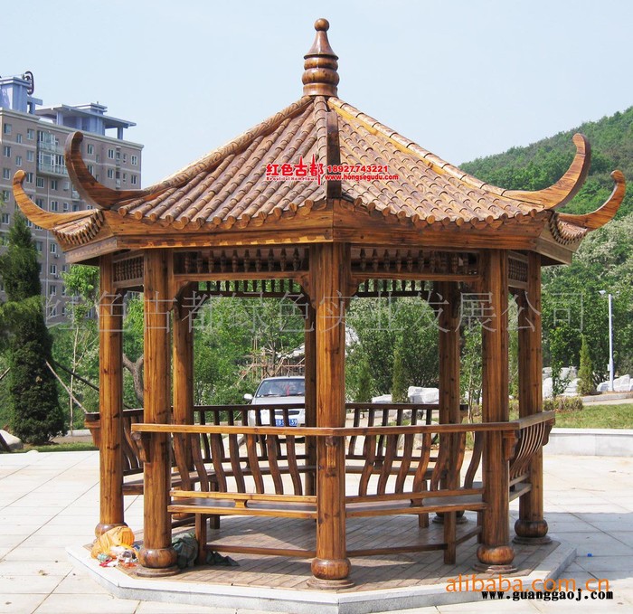 庭院园林设计现代设计花园木屋中国元素 市政公园设计 古建设计 欧式庭院设计图8
