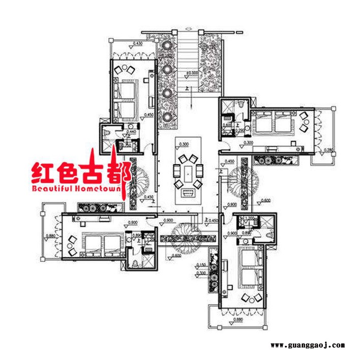庭院园林设计现代设计花园木屋中国元素 市政公园设计 古建设计 欧式庭院设计图5