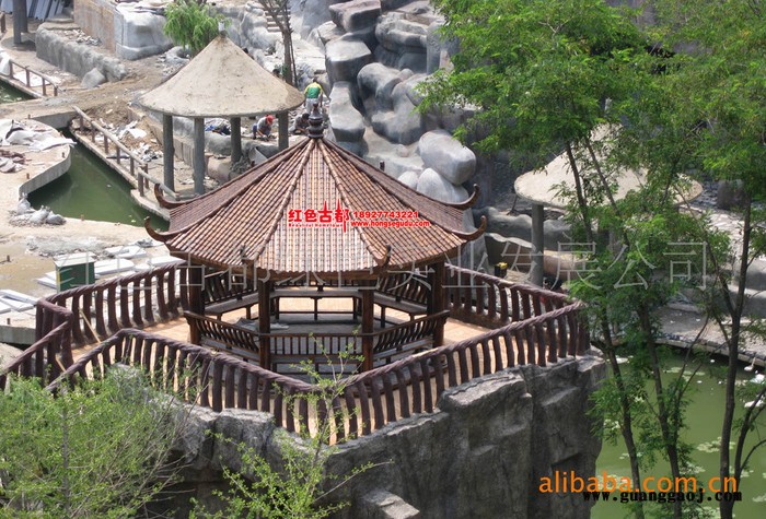 庭院园林设计现代设计花园木屋中国元素 市政公园设计 古建设计 欧式庭院设计图7