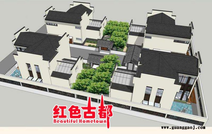 庭院 园林设计  古建设计 花园设计  木屋设计 市政公园设计  中式元素图8