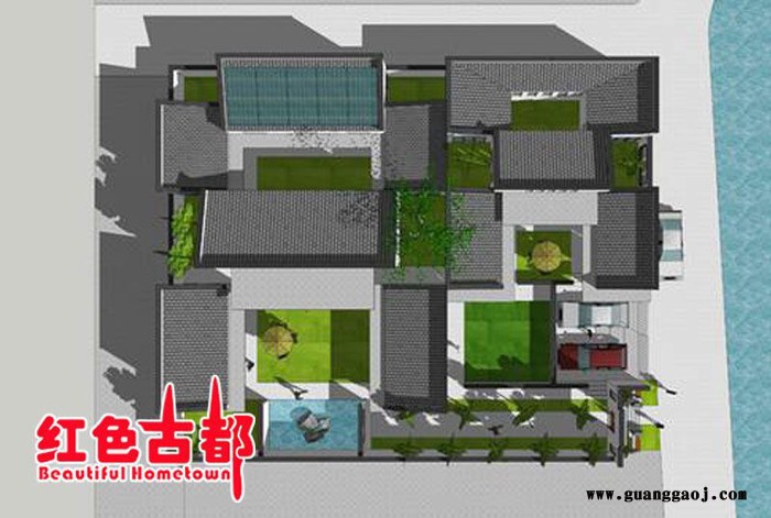 庭院 园林设计  古建设计 花园设计  木屋设计 市政公园设计  中式元素图6