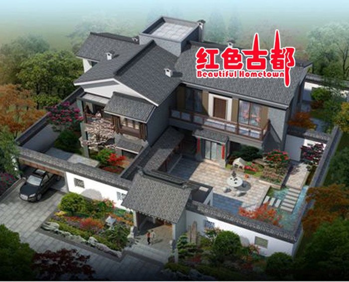 庭院 园林设计  古建设计 花园设计  木屋设计 市政公园设计  中式元素图7