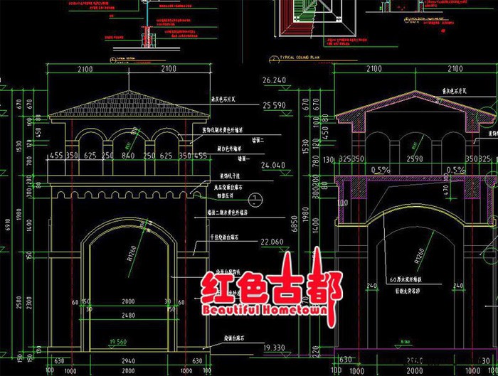 中式庭院 园林设计   花园设计  木屋设计 市政公园设计 古建设计图2