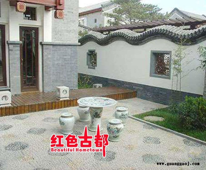 庭院 园林设计  古建设计 花园设计  中国元素 木屋设计 市政公园设计图6