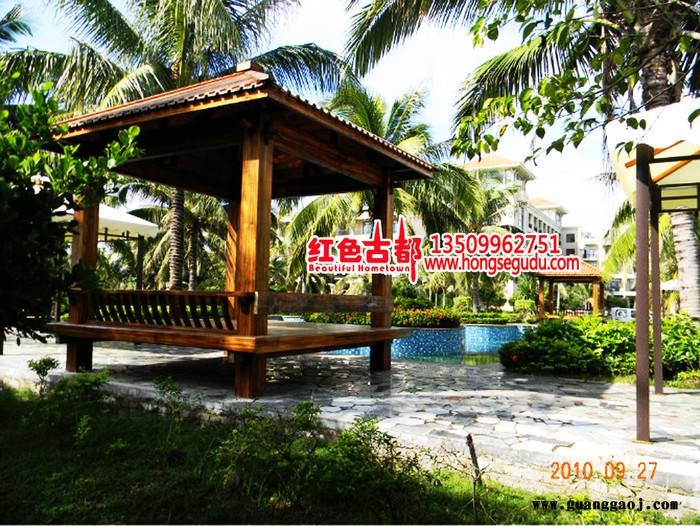 中式庭院 园林设计   花园设计中国元素  木屋设计 市政公园设计 古建设计图8