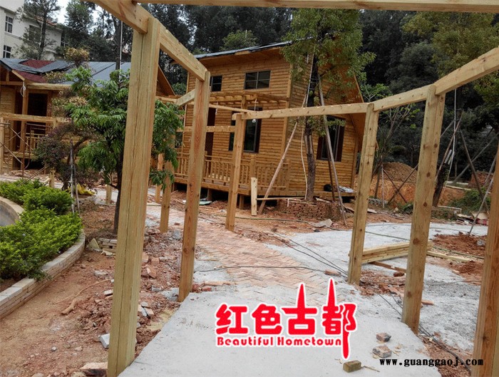 中式庭院 园林设计   中国元素  花园设计  木屋设计 市政公园设计 古建设计图3