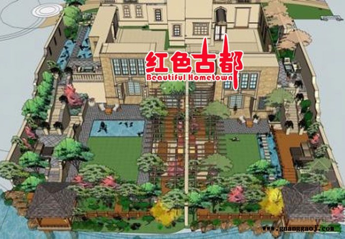 庭院园林设计花园木屋市政公园设计古建设计欧式庭院设计