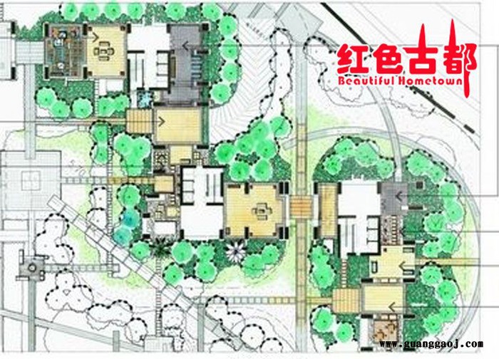 庭院园林设计花园木屋市政公园设计古建欧式庭院海派庭院设计图1