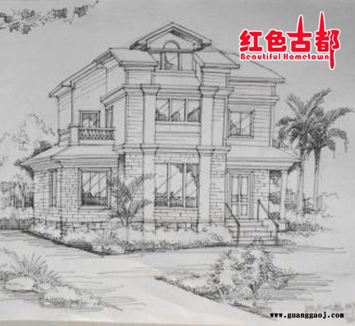 庭院园林设计花园木屋设计市政公园设计古建设计欧式庭院海派庭院设计图1