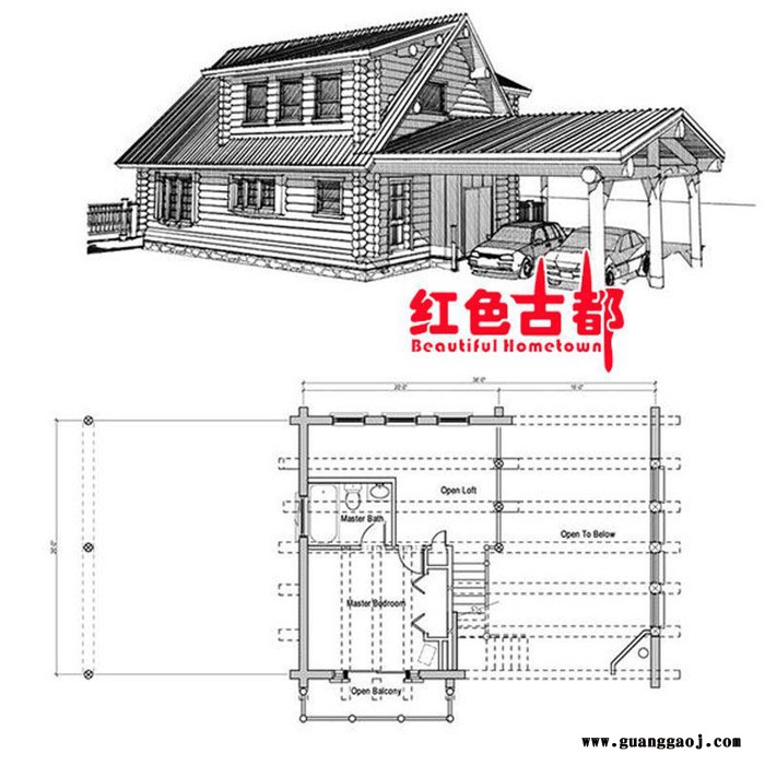 庭院园林设计花园木屋市政公园设计 古建设计 欧式庭院设计  中国元素图8