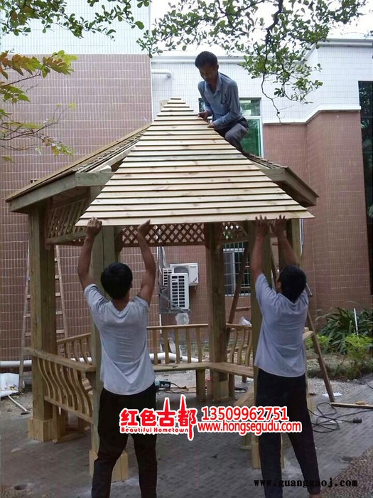中式庭院 园林设计 中国元素设计  花园设计  木屋设计 市政公园设计 古建设计图8