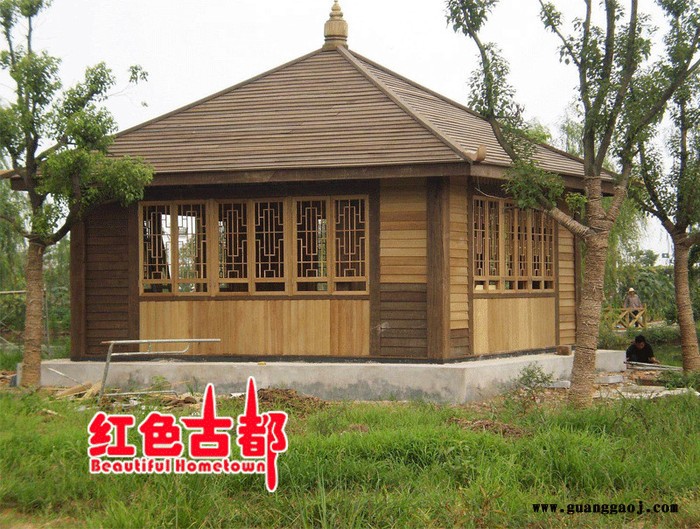 庭院园林设计现代设计花园木屋市政公园设计 中国元素 古建设计 欧式庭院设计图3