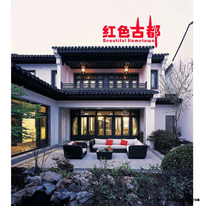 中式庭院 园林设计   花园设计  木屋设计 市政公园设计 古建设计图3