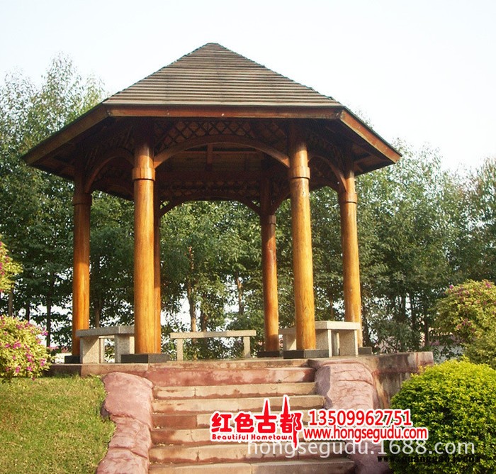 中式庭院 园林设计   花园设计  木屋设计 市政设计 古建设计  中式仿古图2