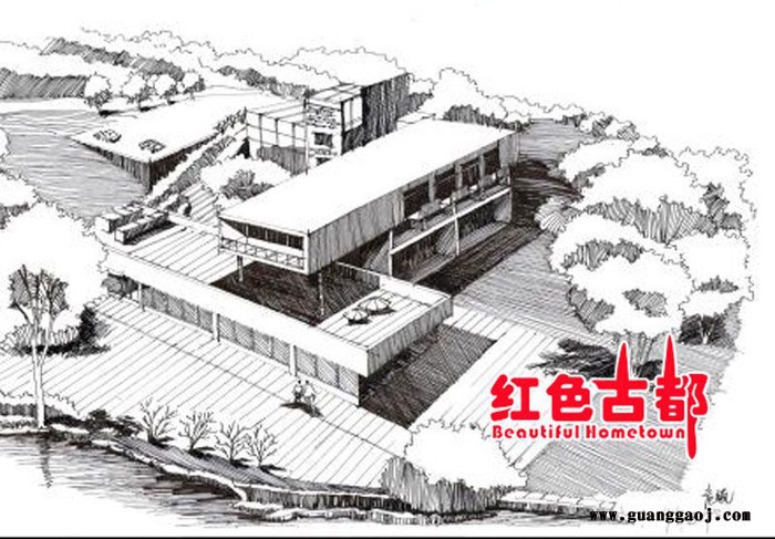 花园木屋市政公园设计古建设计中式元素欧式庭院海派庭院设计庭院园林设计图2