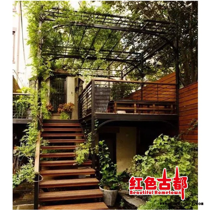 庭院园林设计花园木屋市政公园设计古建设计欧式庭院海派庭院等图2