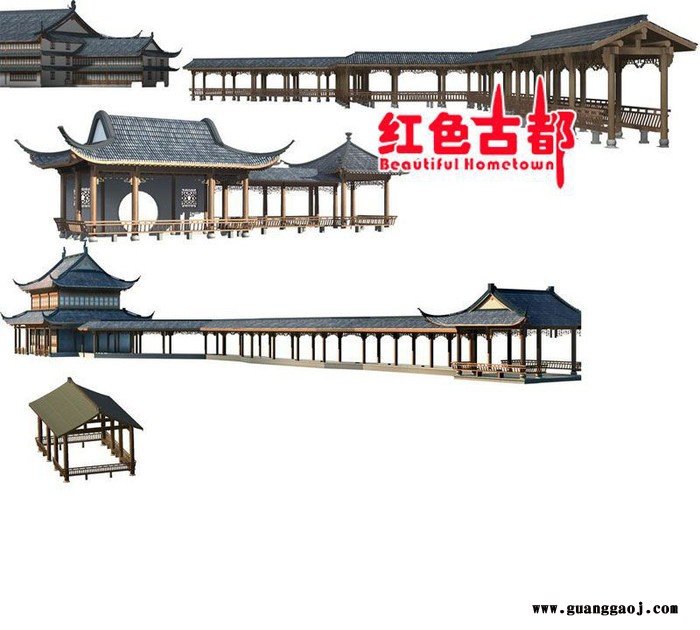 中式庭院 园林设计   花园设计  木屋设计 市政公园设计 古建设计中式仿古设计图7