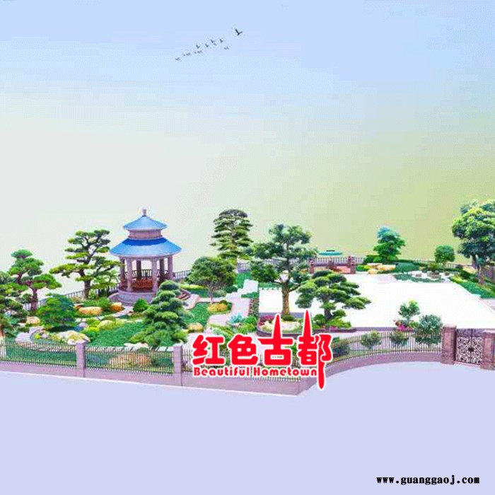 庭院 园林设计   花园设计  木屋设计 市政公园设计 庭院设计定制  中式仿古 庭院木屋图1